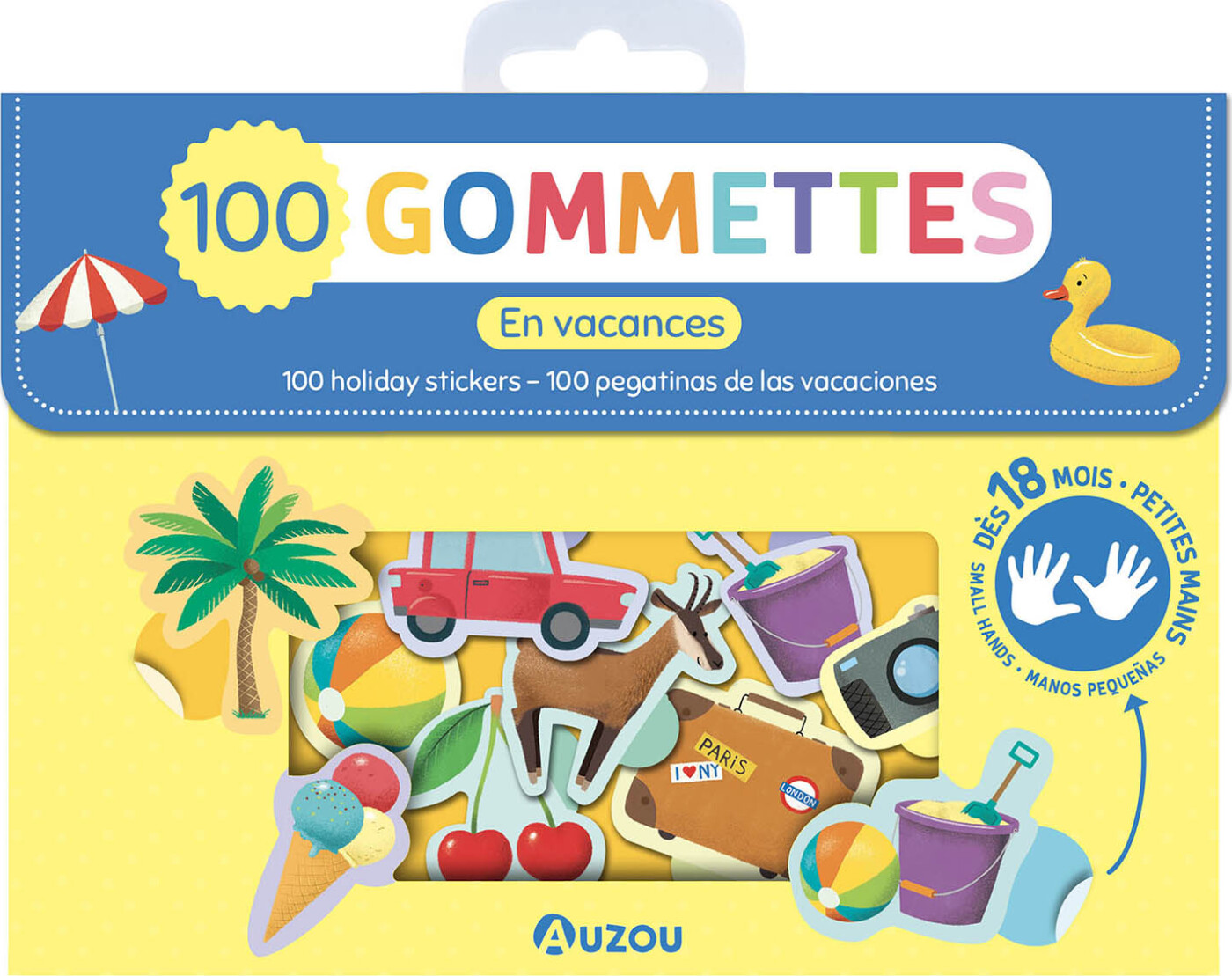 Auzou - Mine Første Klistermærker - Ferietid
