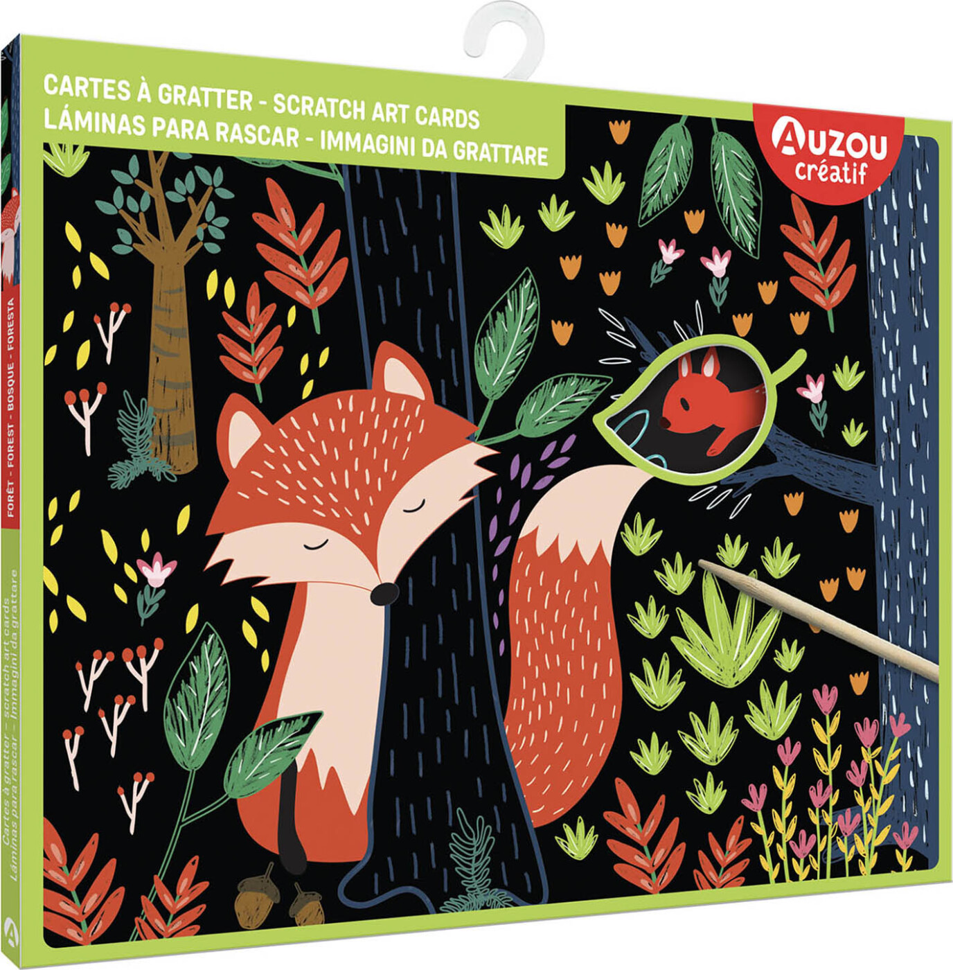 Auzou - Ridsekort - Skovens Dyr