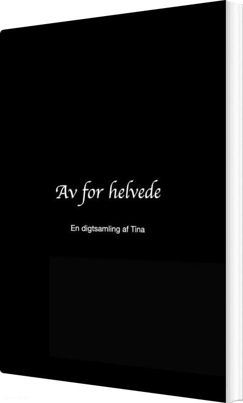 Av For Helvede - Bog