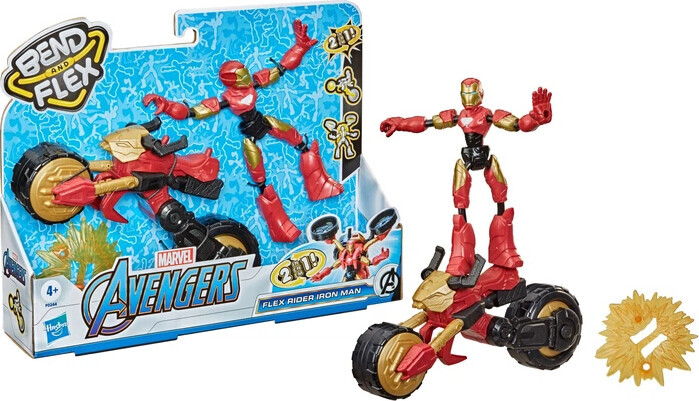Bend And Flex - Marvel Avengers Figur - Flex Rider Iron Man