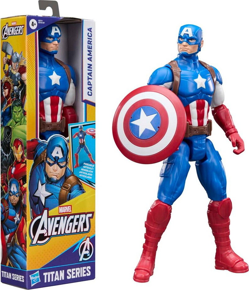 Avengers - Captain America Titan V2 Figur - 30 Cm - Hasbro G2771