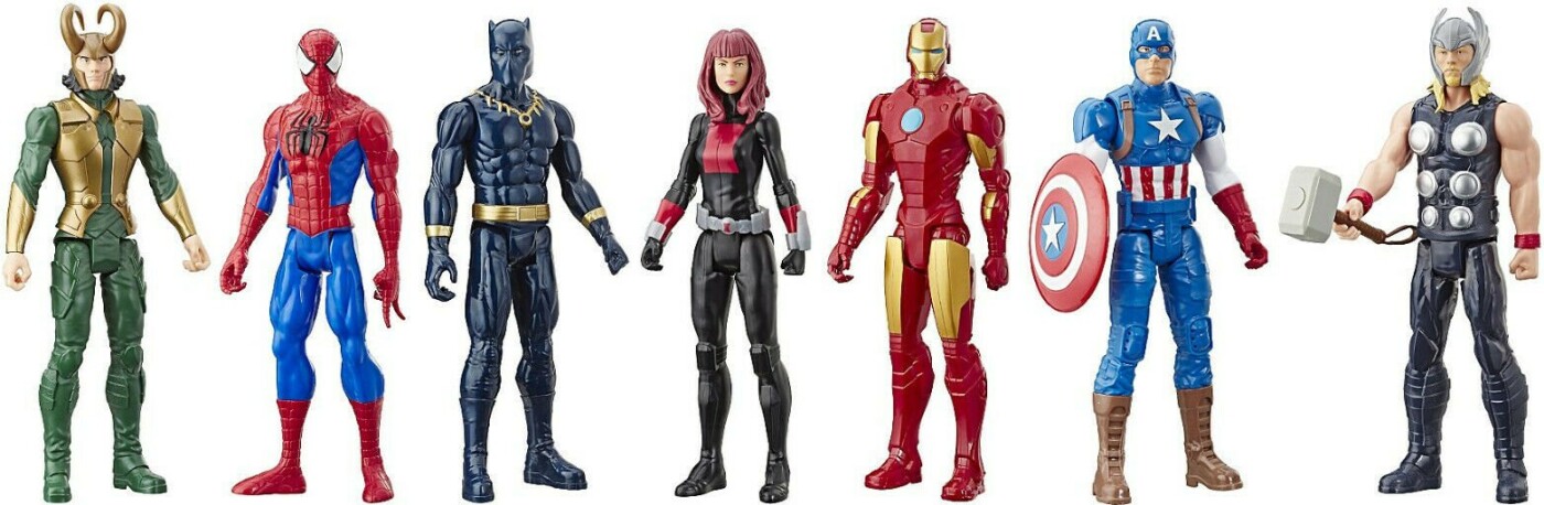 Avengers Figurer - Titan Hero Series - 7-pak