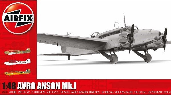 Se Airfix - Avro Anson Mk I - Modelfly Byggesæt - 1:48 - A09191 hos Gucca.dk