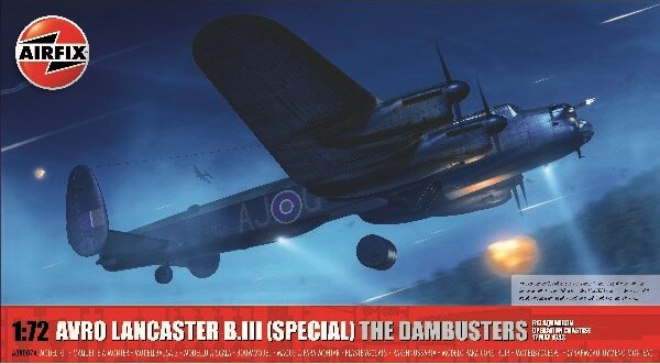 Airfix - Avro Lancaster B.iii Modelfly Byggesæt - 1:72 - A09007a