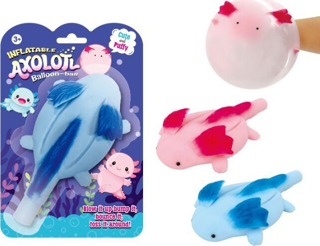 Axolotl Ballon Kan Blive Op Til ø 18 Cm - Assorterede