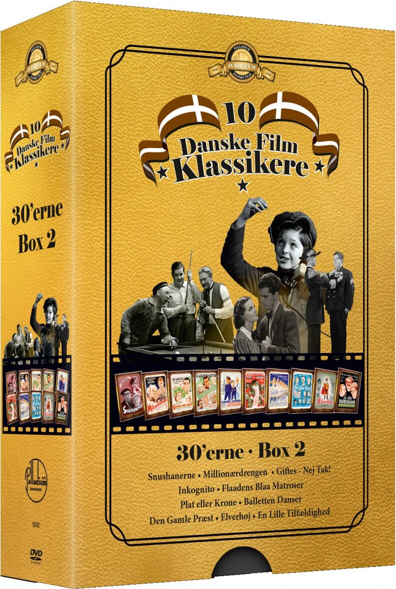 Idol Underholde Perforering 10 Danske Filmklassikere - 1930'erne - Boks 2 DVD Film → Køb billigt her -  Gucca.dk