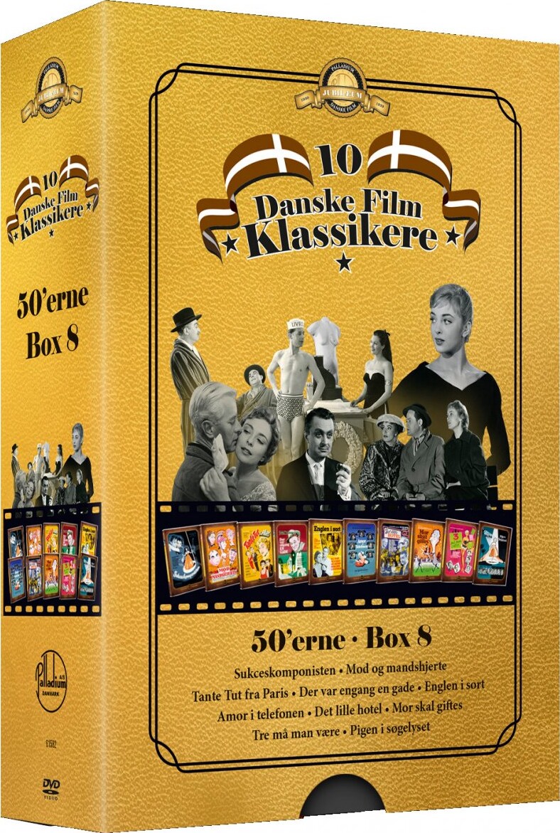 10 Danske Filmklassikere - 1950erne - Boks 8 DVD Film → Køb billigt her billede