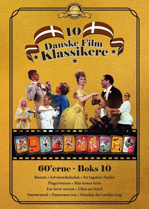 ungdomskriminalitet bleg fond 10 Danske Filmklassikere - 1960'erne - Boks 10 DVD Film → Køb billigt her -  Gucca.dk