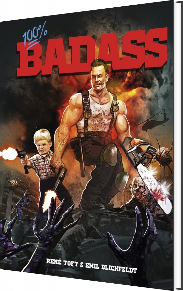 Billede af 100% Badass - Emil Blichfeldt - Bog