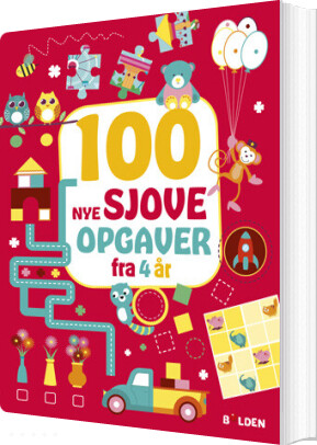Billede af 100 Nye Sjove Opgaver - Fra 4 år - Diverse - Bog
