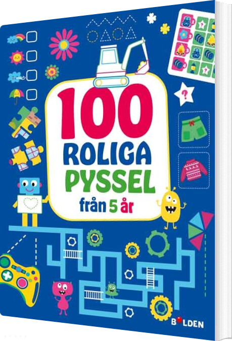 100 Roliga Pyssel Från 5 år - svensk Bog