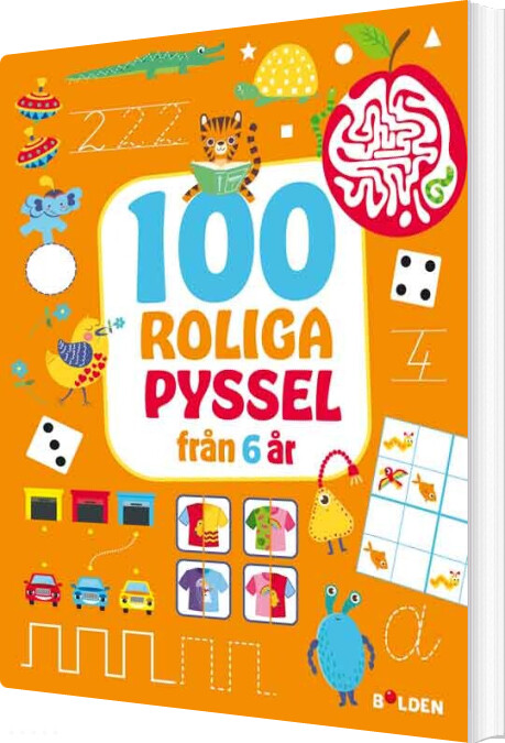 100 Roliga Pyssel Från 6 år - svensk Bog