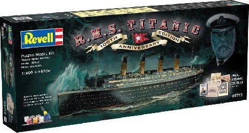 Revell - Rms Titanic Byggesæt - 100th Anniversary Edition - 1:400