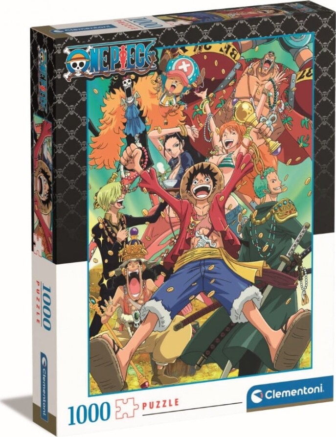 Se Clementoni Puslespil - Anime - One Piece - 1000 Brikker hos Gucca.dk