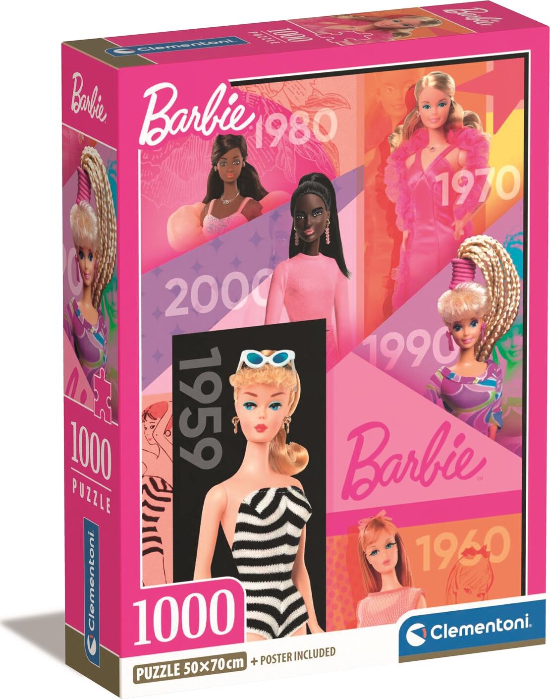 Billede af Barbie Puslespil - 1000 Brikker - Clementoni hos Gucca.dk