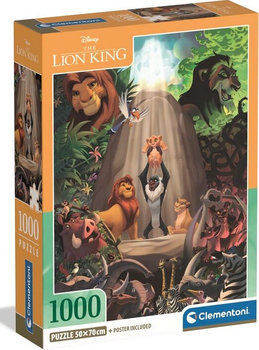 Løvernes Konge Puslespil - High Quality - 1000 Brikker - Clementoni