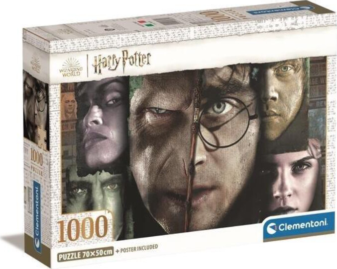 Billede af Harry Potter Puslespil - 1000 Brikker - Clementoni hos Gucca.dk