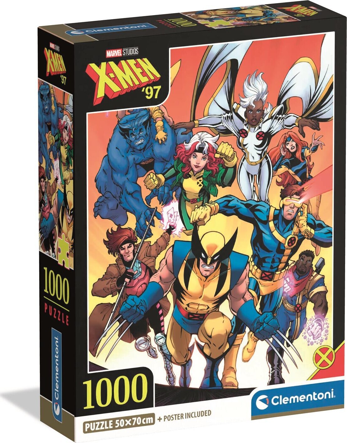 Marvel Puslespil - X-men 97 - High Quality - 1000 Brikker - Clementoni