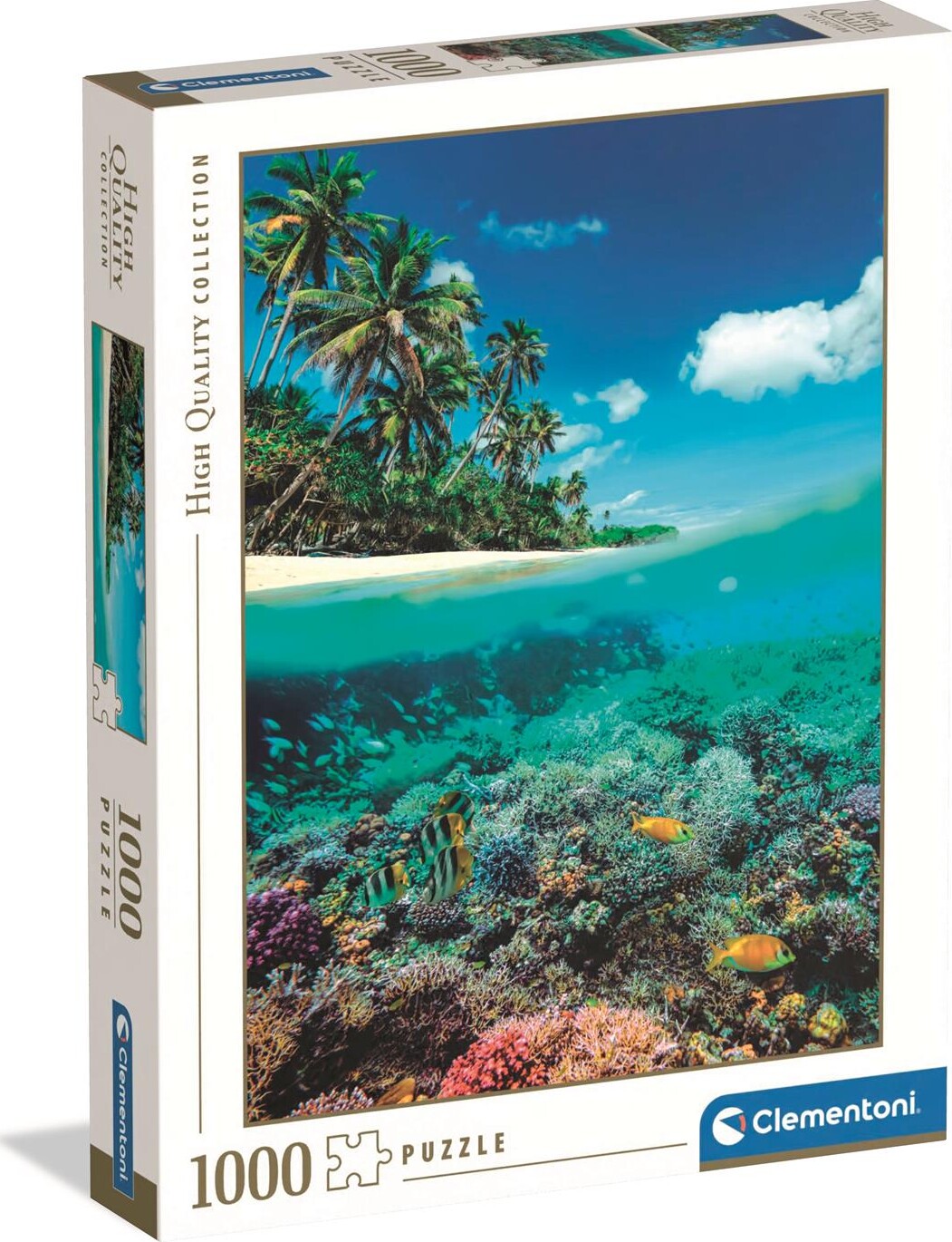 Clementoni Puslespil - Sommer Paradis - High Quality - 1000 Brikker