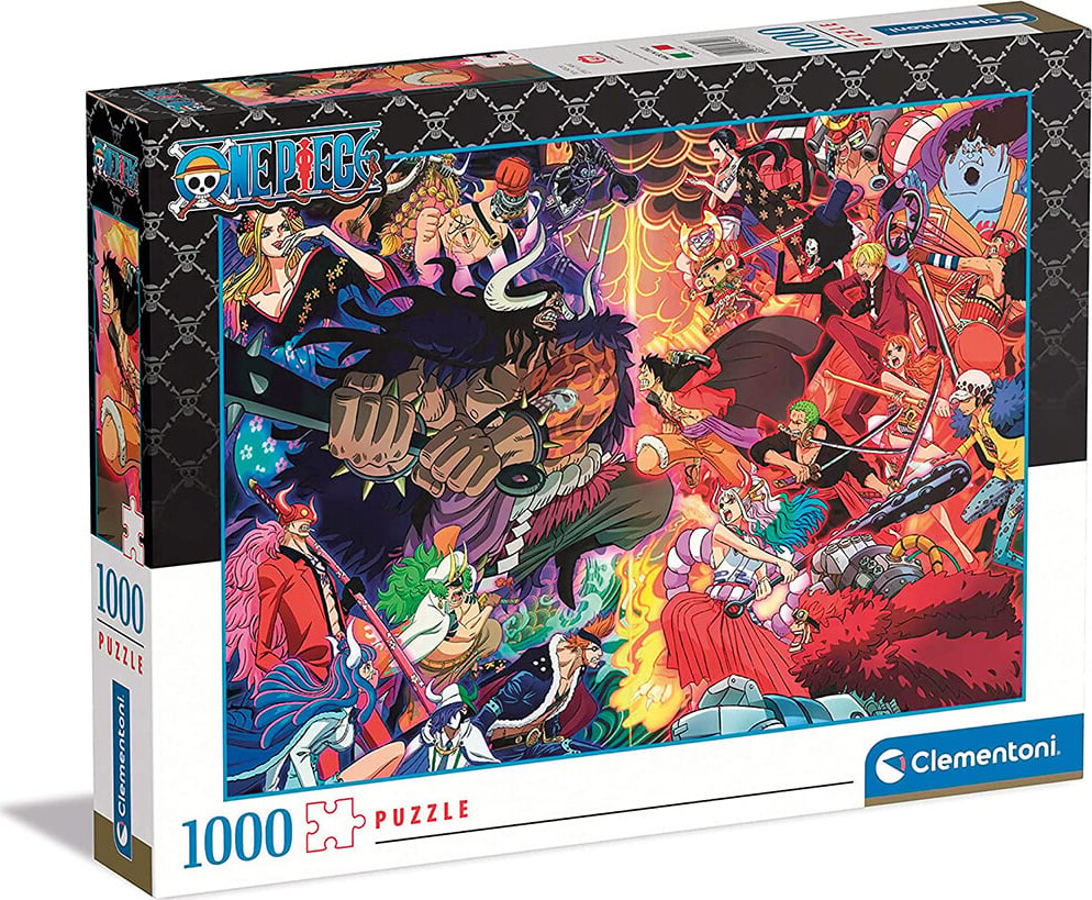 Clementoni Puslespil - One Piece - 1000 Brikker - Impossible