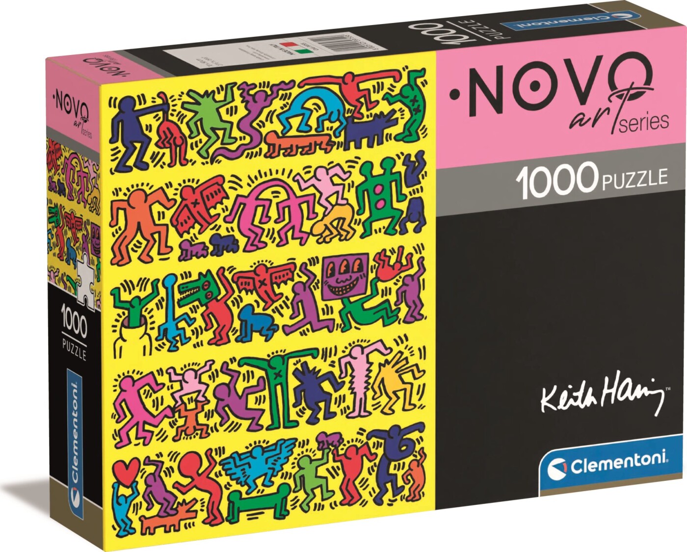 Clementoni Puslespil - Keith Haring - Novo Art - 1000 Brikker