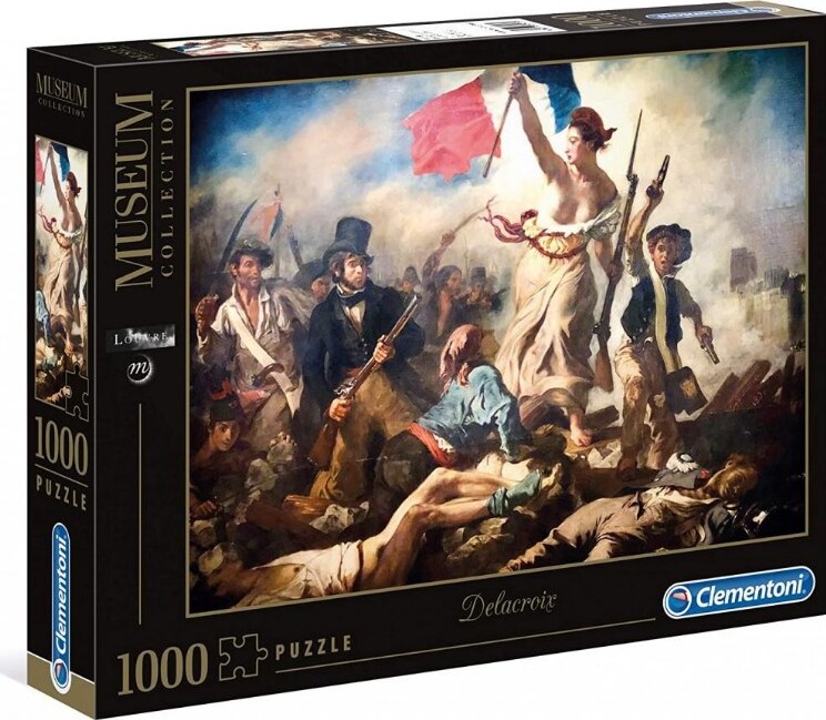 Clementoni Puslespil - Delacroix Freedom - Museum - 1000 Brikker
