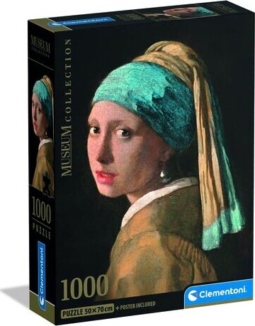 Clementoni - Girl With Pearl Earring - Vermeer - Puslespil - 1000