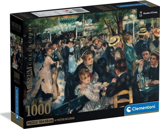 Clementoni - Bal Du Moulin - Galette - Museum - Puslespil - 1000