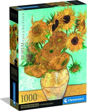 Clementoni - Sunflowers - Van Gogh - Museum - Puslespil - 1000