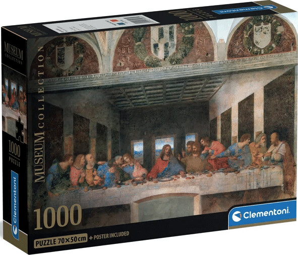Clementoni - The Last Supper - Leonardo Da Vinci - Puslespil 1000