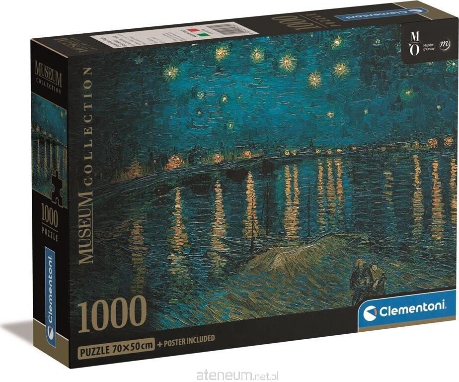 Clementoni Puslespil - Van Gogh - Museum - 1000 Brikker