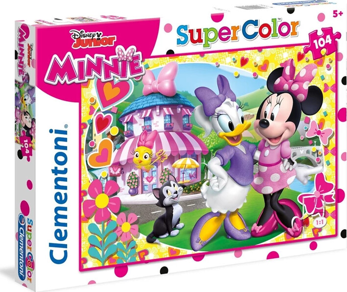 Disney Puslespil - Minnie Happy Helpers - 104 Brikker - Clementoni