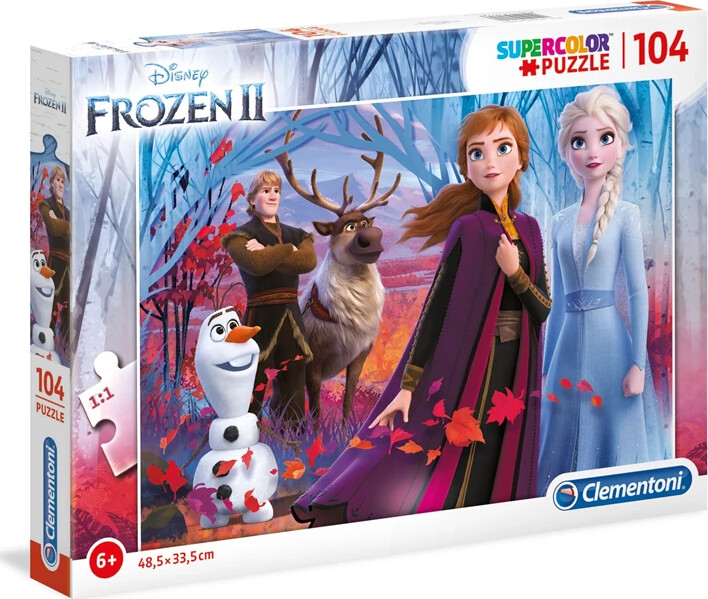 Se Frost Puslespil - Disney Frozen 2 - 104 Brikker - Clementoni hos Gucca.dk
