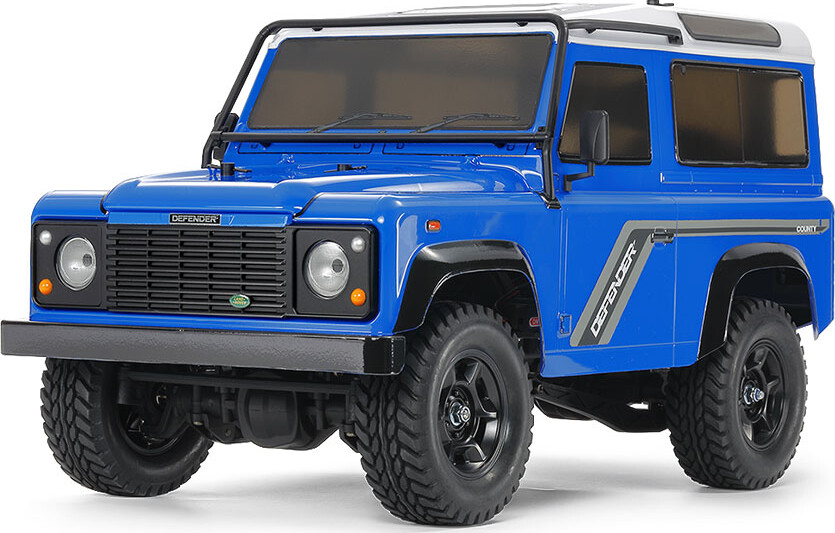 Tamiya - Rc Land Rover Defender 90 1990 Cc-02 Fjernstyret Bil Byggesæt - 1:10 - 58700