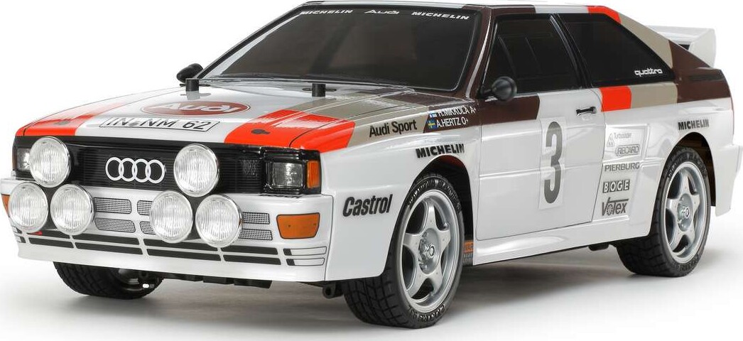 Tamiya - Audi Quattro Rallye A2 Tt-02 R/c Byggesæt - 1:10 - 58667