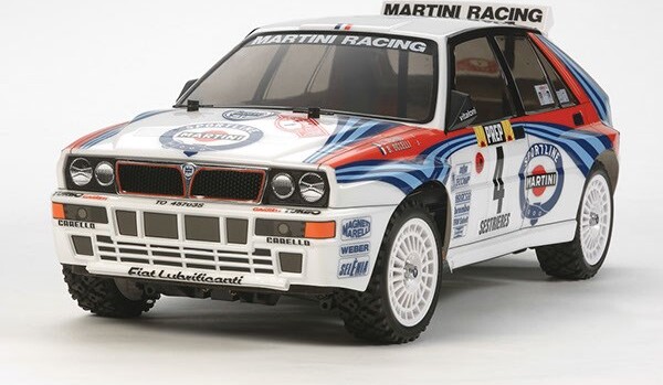 Tamiya 58570 - R/c Lancia Delta Tt-02 - Bil Byggesæt - 1/10