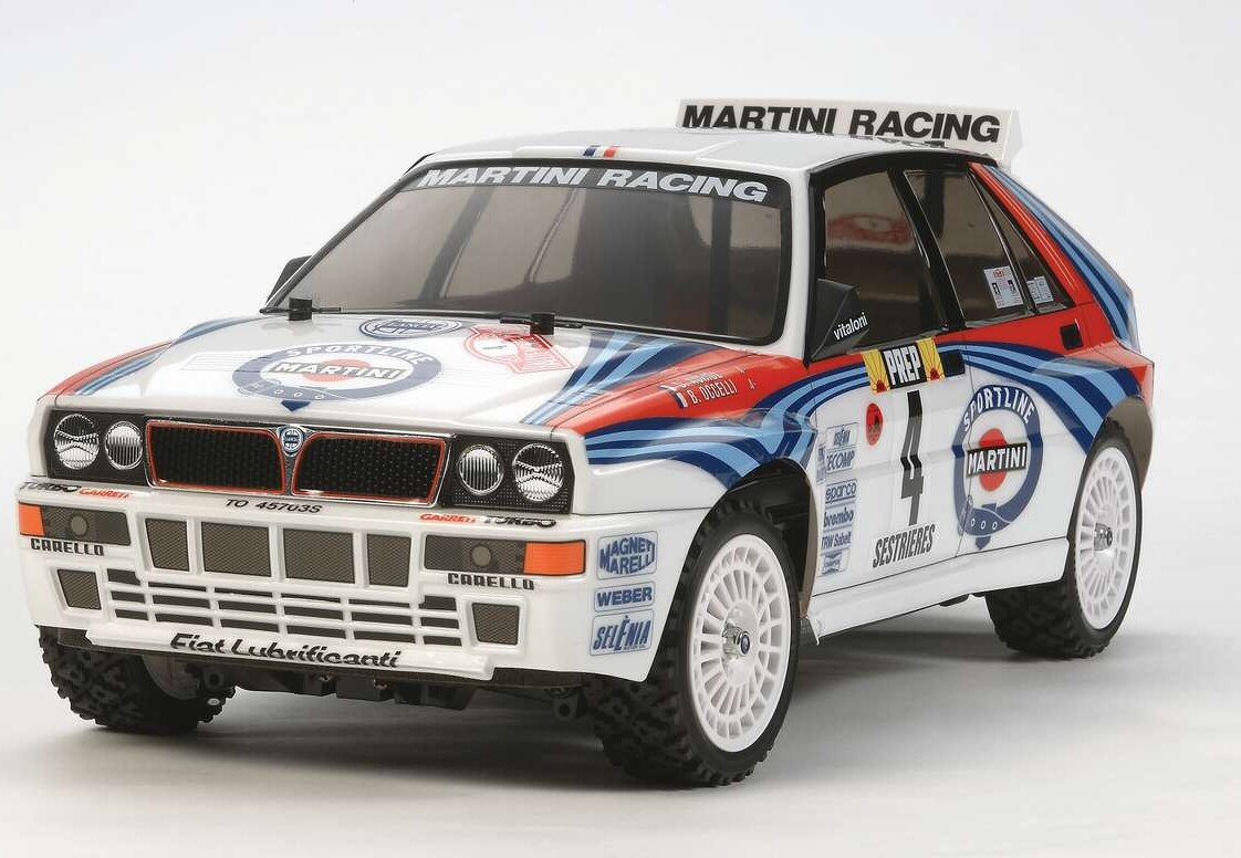 Tamiya 58570 - R/c Lancia Delta Tt-02 - Bil Byggesæt - 1/10