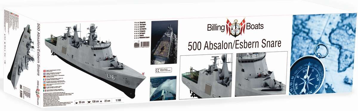 Billing Boats - Absalon Model Skib Byggesæt - 1:100 - 01-00-0500
