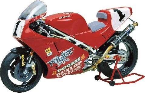 Tamiya - Ducati 888 Superbike Motorcykel Byggesæt - 1:12 - 14063