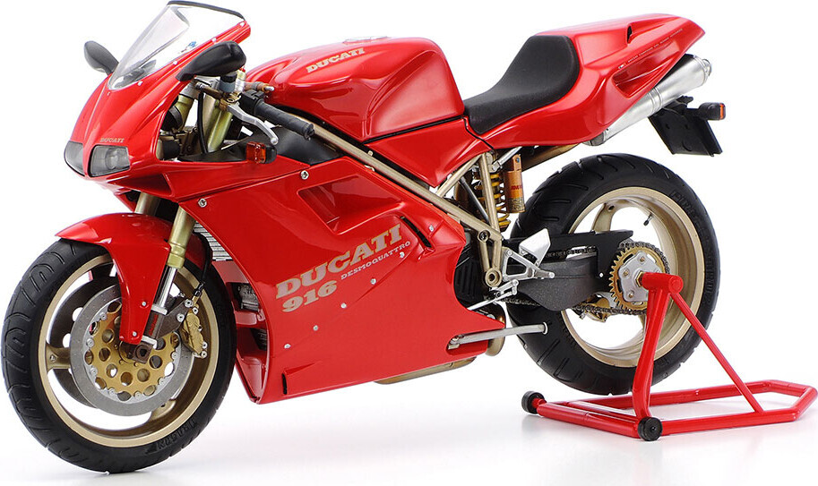 Tamiya - Ducati 916 Modelmotorcykel Byggesæt - 1:12 - 14068