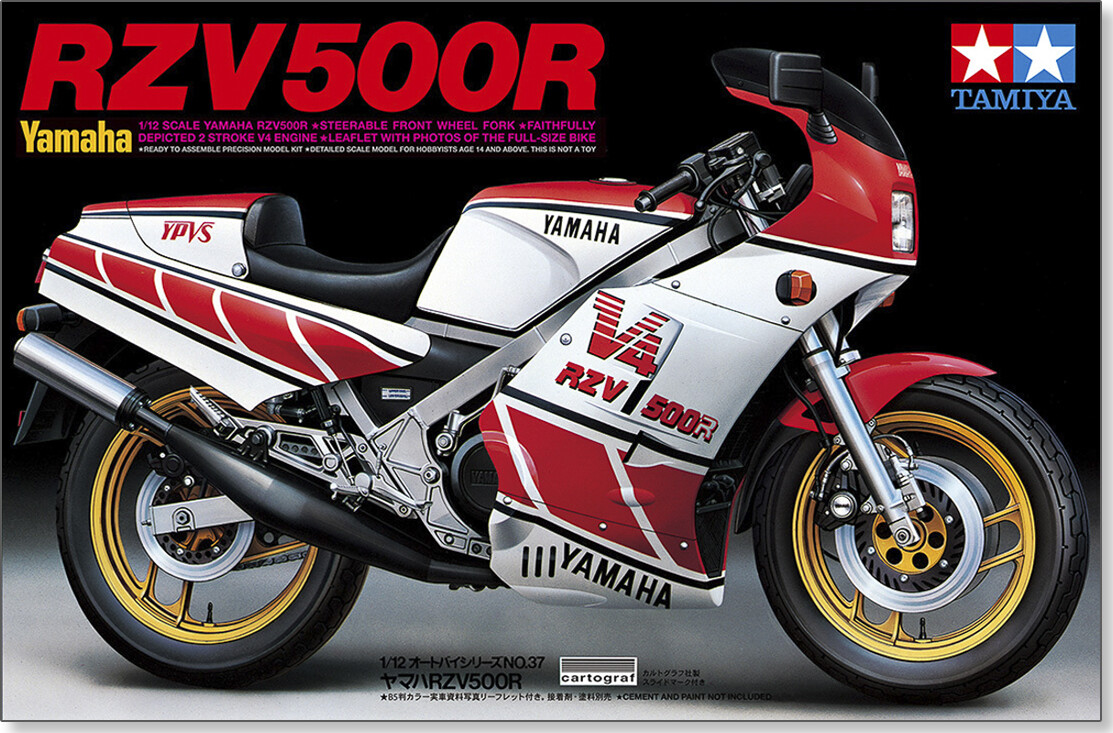 Tamiya 14037 - Yamaha Rzv500r Motorcykel Byggesæt - 1:12