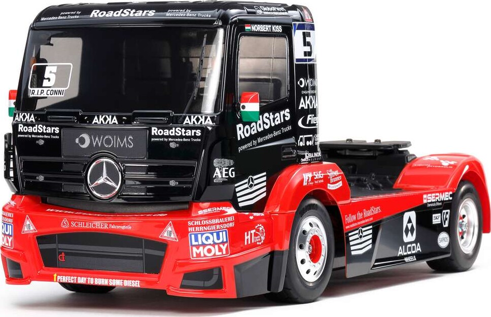 Tamiya - Tankpool24 Mercedes Actros Tt-01 Type-e Rc Byggesæt - 1:14 - 58683 billede