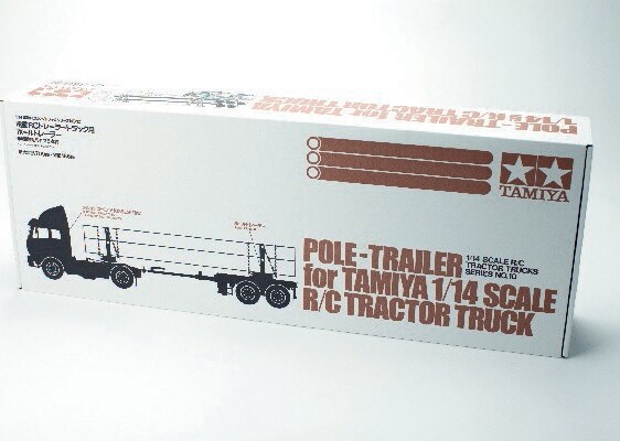 Tamiya - Truck Pole Trailer Til Lastbil Byggesæt - 1:14 - 56310