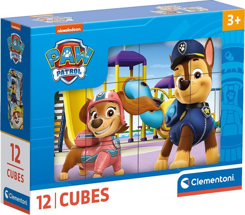 Billede af Paw Patrol Puslespil - 12 Kuber - Clementoni hos Gucca.dk