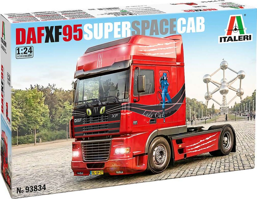 Italeri 93834 - Daf Xf 95 'super Space Cab' Lastbil Byggesæt - 1:24
