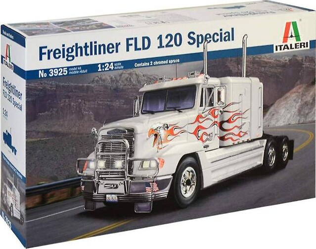 Italeri - Freightliner Fld120 Special Lastbil Byggesæt - 1:24 - 3925