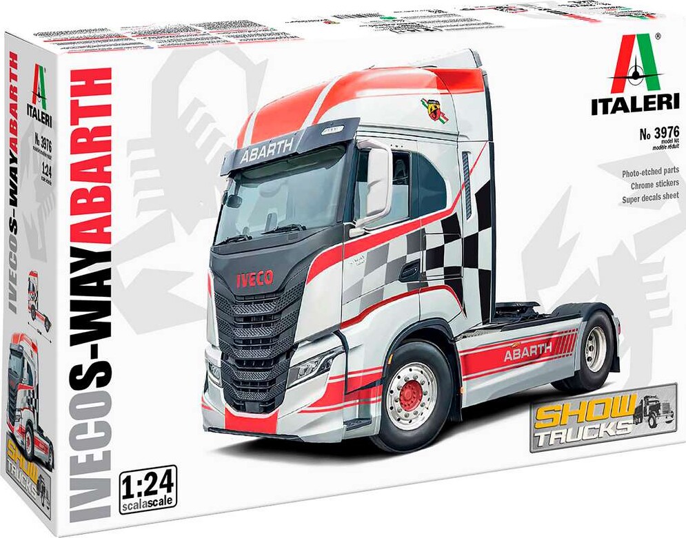 Italeri 3976 - Iveco S-way Abarth Byggesæt - Show Trucks - 1:24