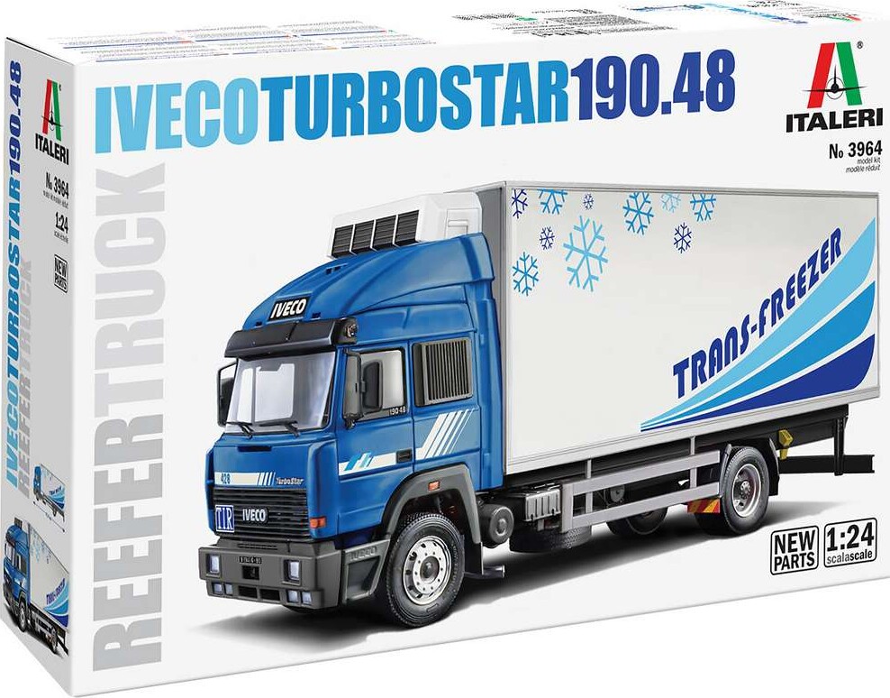 Italeri 3964 - Iveco Turbostar 198.48 Reefer Truck Byggesæt - 1:24