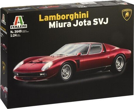 Italeri - Lamborghini Miura Bil Byggesæt - 1:24 - 3649