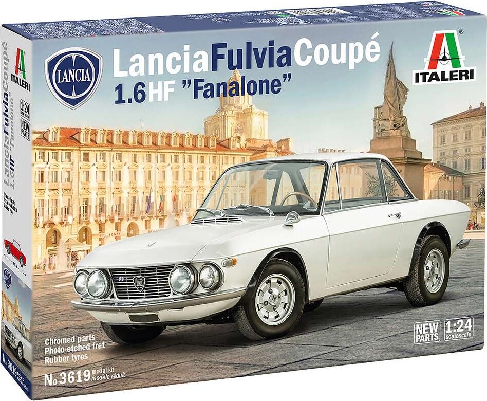 Italeri 3619 - Lancia Fulvia Coupé 1.6 Hf 'fanalone' Bil - 1:24